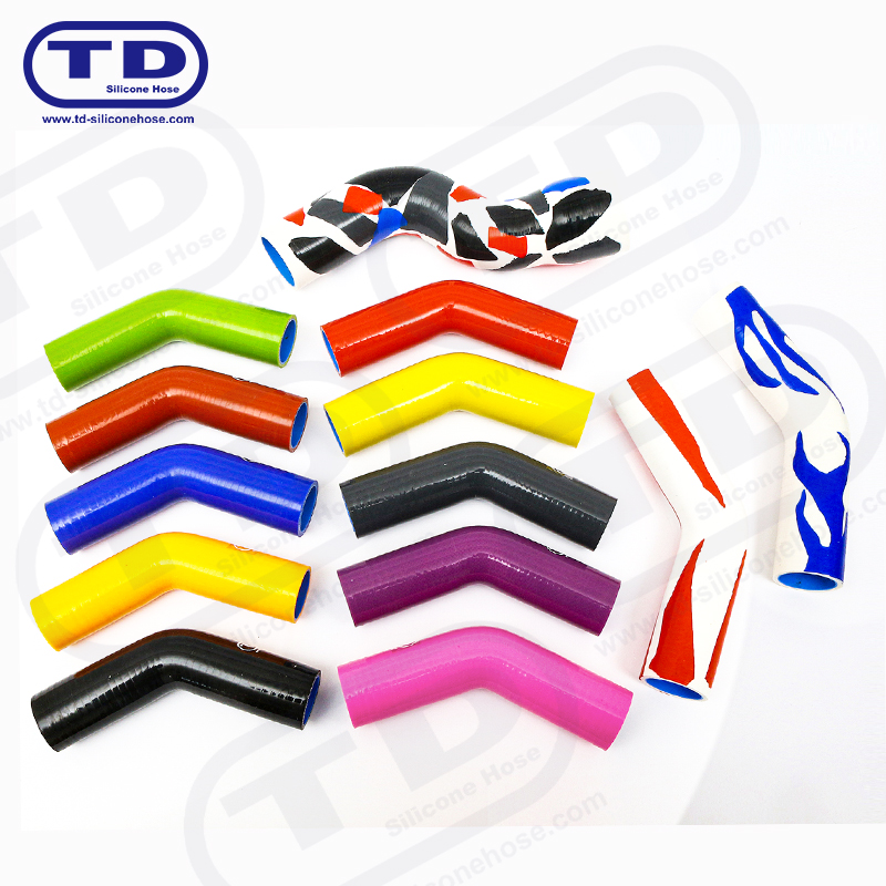 Ống silicon 45 ° ống khuỷu tay