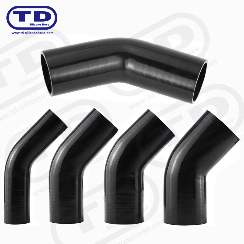 Ống silicon 45 ° ống khuỷu tay