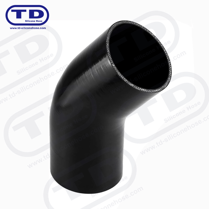 Ống silicon 45 ° ống khuỷu tay