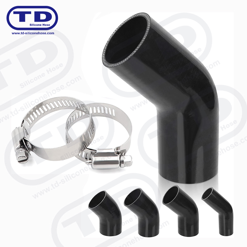 Ống silicon 45 ° ống khuỷu tay