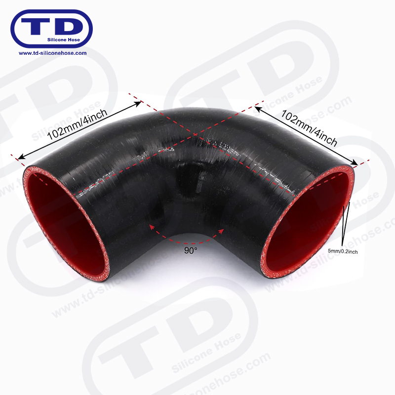 Ống khuỷu tay silicon 90 °