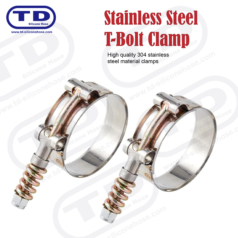 Kẹp ống silicon T-Bolt gia cố mùa xuân