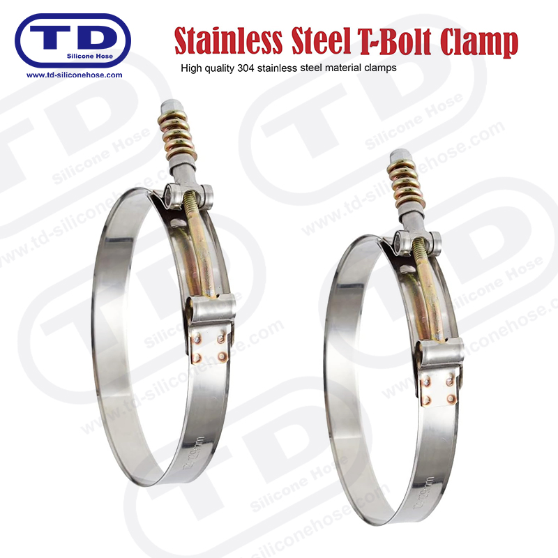 Kẹp ống silicon T-Bolt gia cố mùa xuân