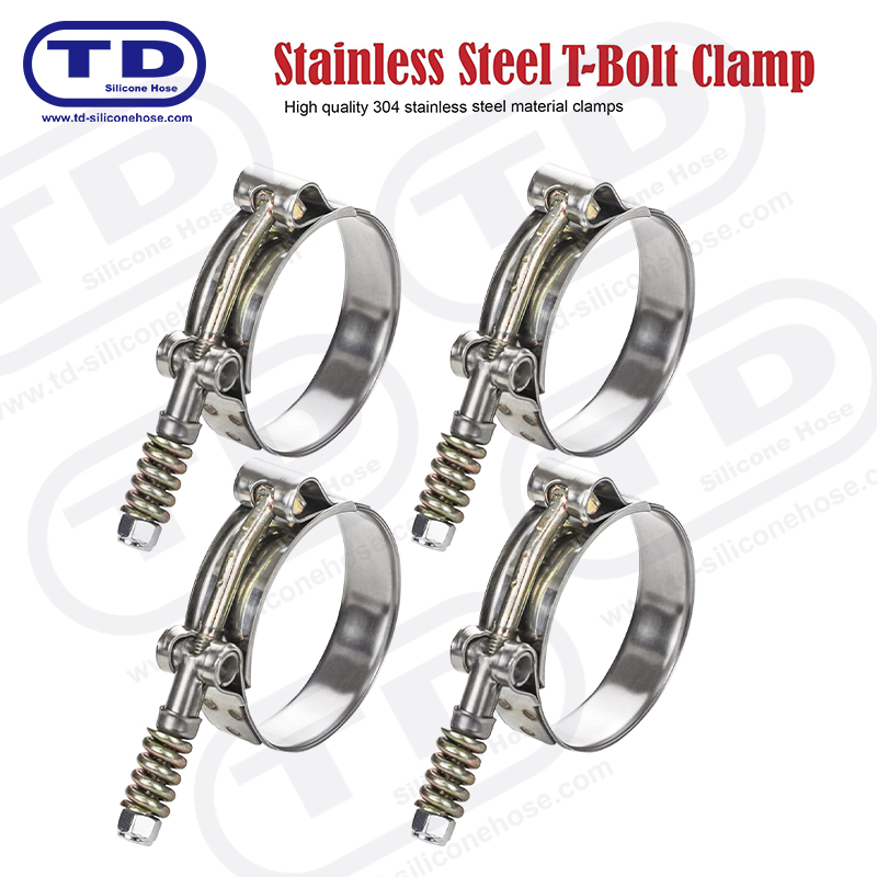 Kẹp ống silicon T-Bolt gia cố mùa xuân
