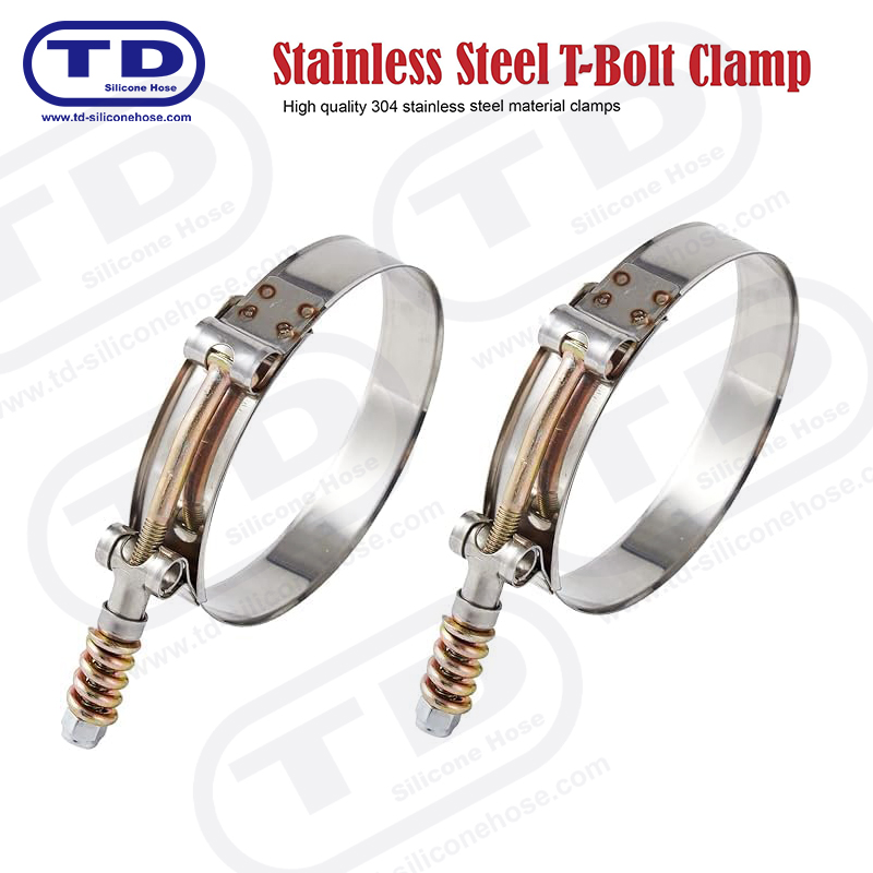 Kẹp ống silicon T-Bolt gia cố mùa xuân