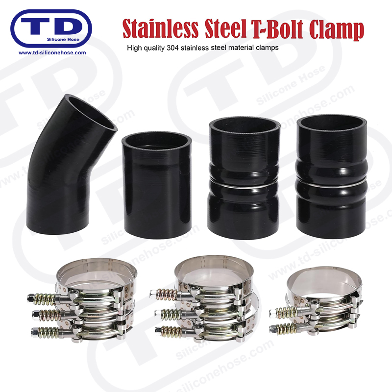 Kẹp ống silicon T-Bolt gia cố mùa xuân
