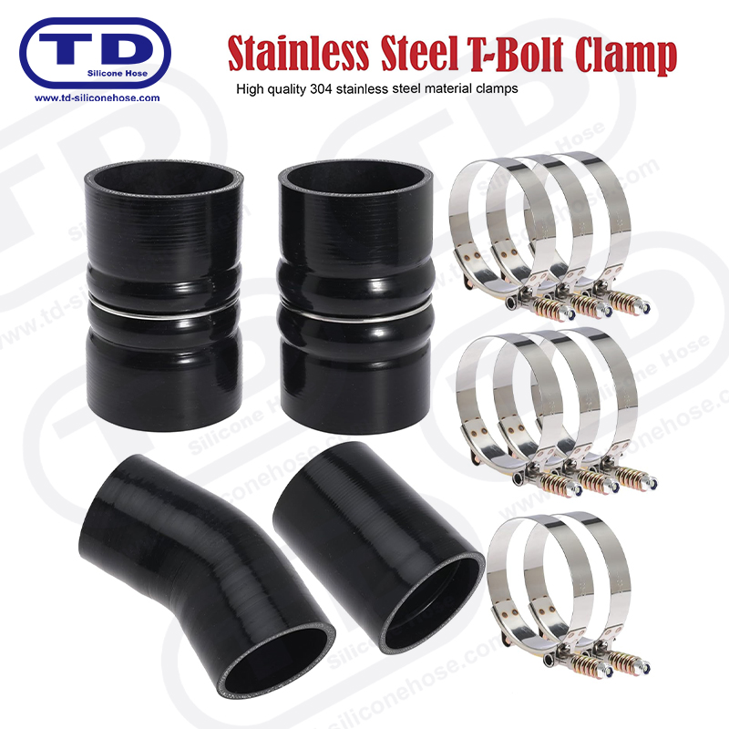 Kẹp ống silicon T-Bolt gia cố mùa xuân