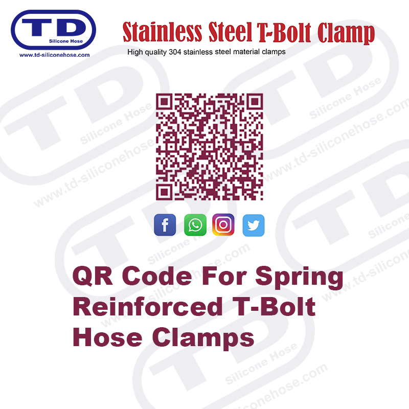 Kẹp ống silicon T-Bolt gia cố mùa xuân