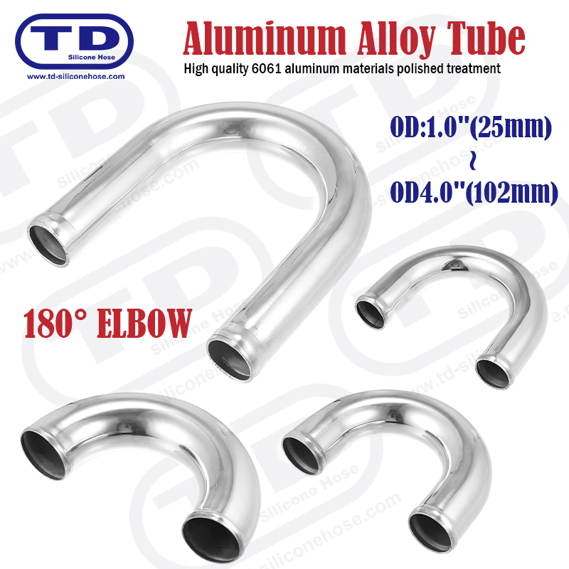 Ống nhôm 180 ° khuỷu tay OD: 1.0 