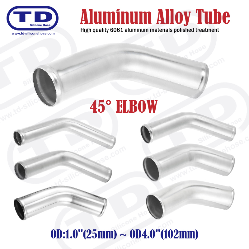 Ống nhôm 90 ° khuỷu tay OD: 1.0 