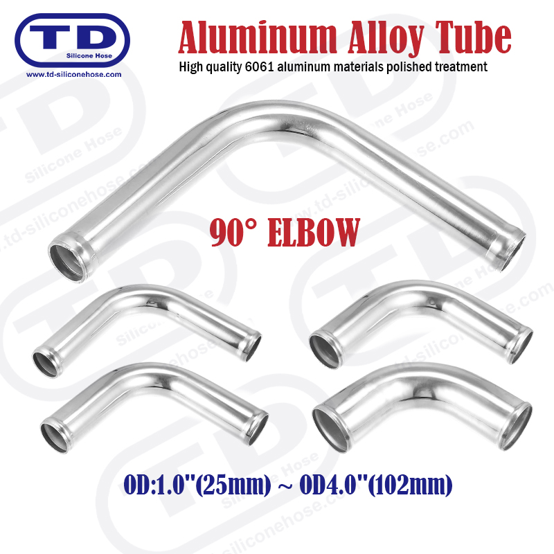 Ống nhôm 90 ° khuỷu tay OD: 1.0 