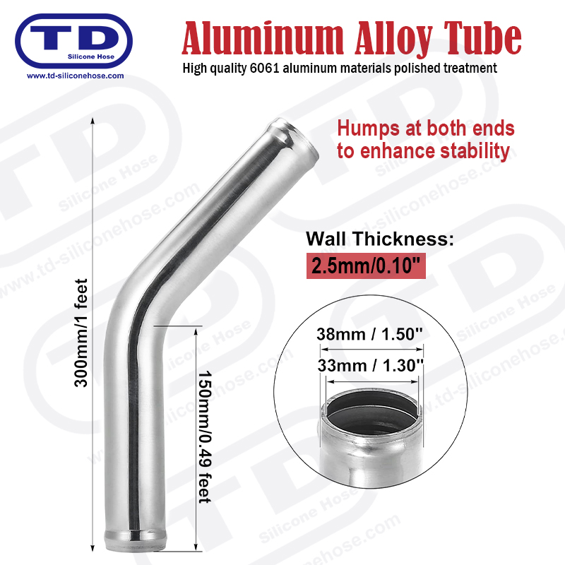 Ống nhôm 90 ° khuỷu tay OD: 1.0 