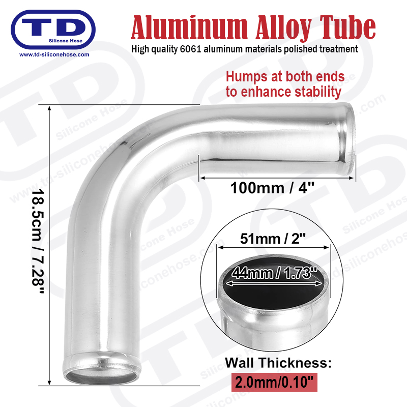Ống nhôm 90 ° khuỷu tay OD: 1.0 